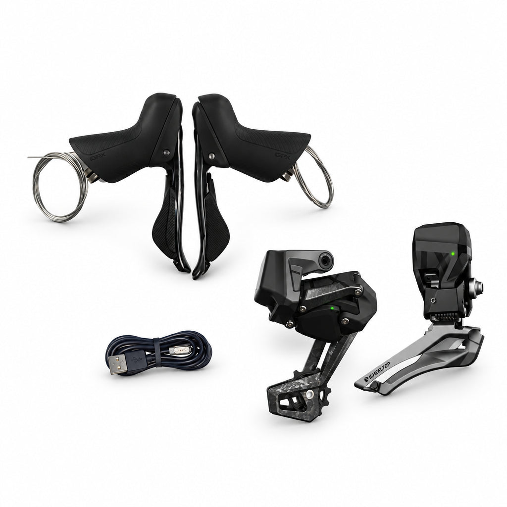Wheeltop EDS TX-6000 - The only electronic road bike groupset for rim brakes.
